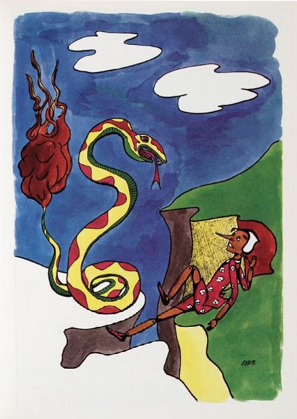 Raccolta di 12 edizioni di Pinocchio.  - Asta 	Libri, autografi e manoscritti - Associazione Nazionale - Case d'Asta italiane