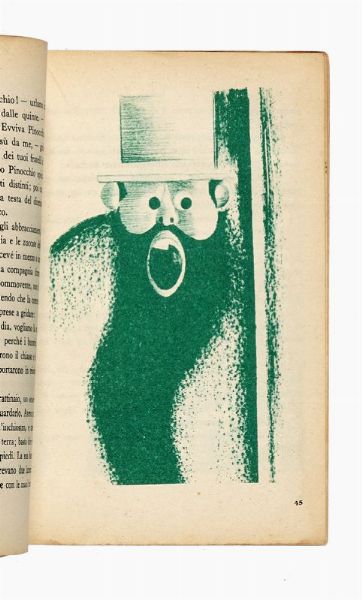 Raccolta di 11 edizioni di Pinocchio.  - Asta 	Libri, autografi e manoscritti - Associazione Nazionale - Case d'Asta italiane