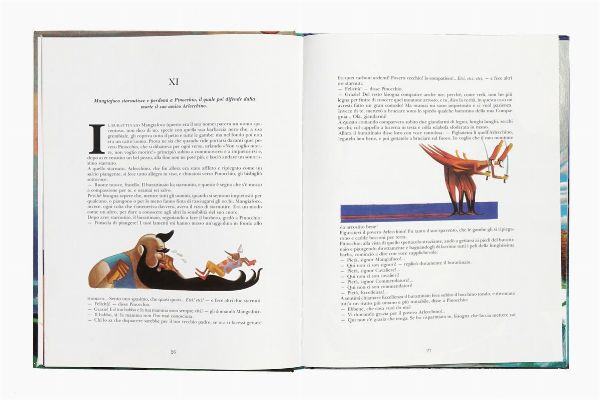 Raccolta di 11 edizioni di Pinocchio.  - Asta 	Libri, autografi e manoscritti - Associazione Nazionale - Case d'Asta italiane