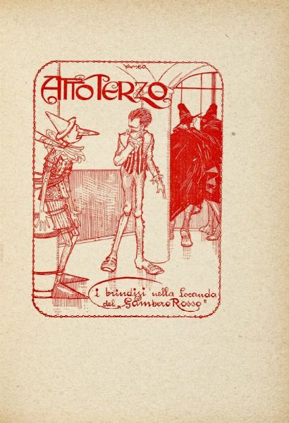 Raccolta di 18 pubblicazioni su Pinocchio.  - Asta 	Libri, autografi e manoscritti - Associazione Nazionale - Case d'Asta italiane