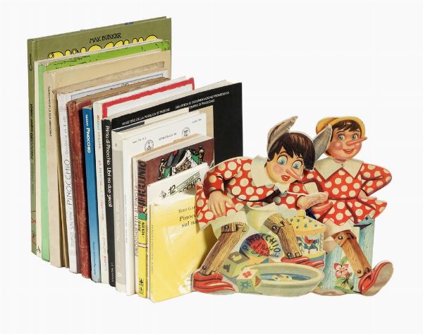 Raccolta di 18 pubblicazioni su Pinocchio.  - Asta 	Libri, autografi e manoscritti - Associazione Nazionale - Case d'Asta italiane