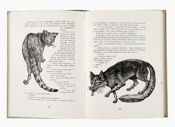 Raccolta di 9 edizioni di Pinocchio.  - Asta 	Libri, autografi e manoscritti - Associazione Nazionale - Case d'Asta italiane