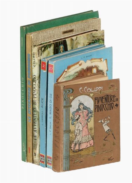 Lotto di 4 edizioni di Pinocchio.  - Asta 	Libri, autografi e manoscritti - Associazione Nazionale - Case d'Asta italiane