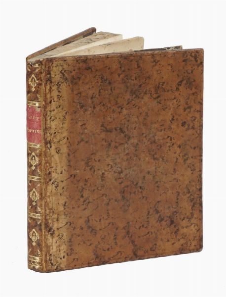 GASPARD LE COMPASSEUR DE CR�QUY MONTFORT COURTIVRON : Trait� d'optique, o� l'on donne la th�orie de la Lumiere dans le syst�me Newtonien, avec de nouvelles solutions des principaux Problemes de Dioptrique & de Catoptrique.  - Asta 	Libri, autografi e manoscritti - Associazione Nazionale - Case d'Asta italiane