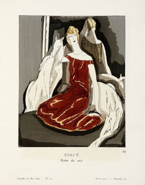 Gazette du Bon Ton. Art  - Modes & Frivolits. N 10, 1920.  - Asta 	Libri, autografi e manoscritti - Associazione Nazionale - Case d'Asta italiane