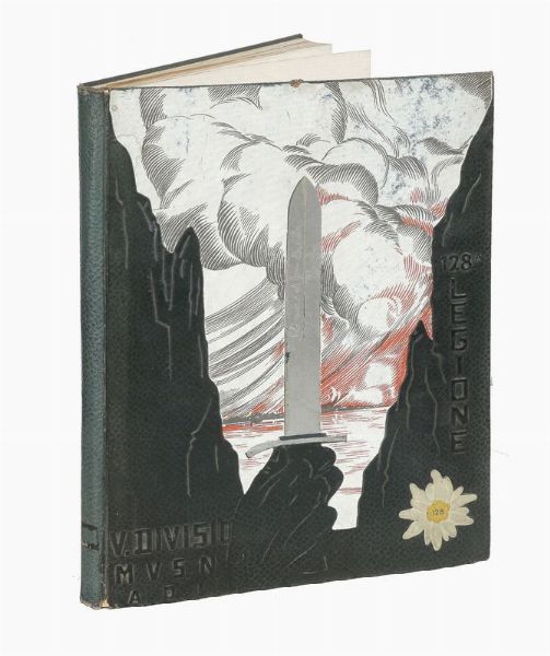 128 legione camicie nere. Documentario fotografico dell'attivita' svolta durante la campagna per la conquista dell'Impero Fascista.  - Asta 	Libri, autografi e manoscritti - Associazione Nazionale - Case d'Asta italiane