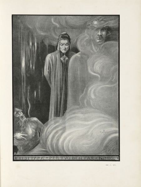 DANTE ALIGHIERI : La Divina Commedia novamente illustrata da artisti italiani a cura di Vittorio Alinari.  - Asta 	Libri, autografi e manoscritti - Associazione Nazionale - Case d'Asta italiane