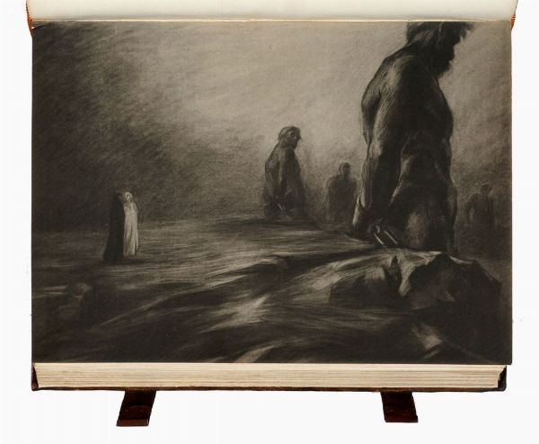 DANTE ALIGHIERI : La Divina Commedia novamente illustrata da artisti italiani a cura di Vittorio Alinari.  - Asta 	Libri, autografi e manoscritti - Associazione Nazionale - Case d'Asta italiane