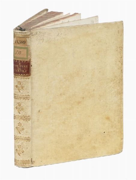 CESARE BAROTTI : Pitture e scolture che si trovano nelle chiese, luoghi pubblici, e sobborghi della citt di Ferrara.  - Asta 	Libri, autografi e manoscritti - Associazione Nazionale - Case d'Asta italiane