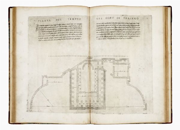 GIACOMO BAROZZI (DETTO IL VIGNOLA) : De architectura duo praestantissima volumina...  - Asta 	Libri, autografi e manoscritti - Associazione Nazionale - Case d'Asta italiane