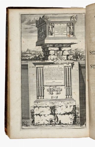 PIETRO SANTI BARTOLI : Veterum lucernae sepulcrales, collectae ex cavernis et specubus subterraneis urbis Romae.  - Asta 	Libri, autografi e manoscritti - Associazione Nazionale - Case d'Asta italiane
