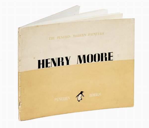 Henry Moore : Dedica autografa su catalogo.  - Asta 	Libri, autografi e manoscritti - Associazione Nazionale - Case d'Asta italiane