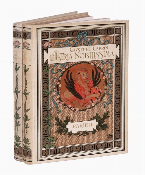 GIUSEPPE CAPRIN : L'Istria nobilissima. Parte I (-II).  - Asta 	Libri, autografi e manoscritti - Associazione Nazionale - Case d'Asta italiane