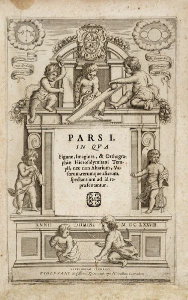 JUAN CARAMUEL Y LOBKOWITZ : [Architectura civil recta, y obliqua].  - Asta 	Libri, autografi e manoscritti - Associazione Nazionale - Case d'Asta italiane