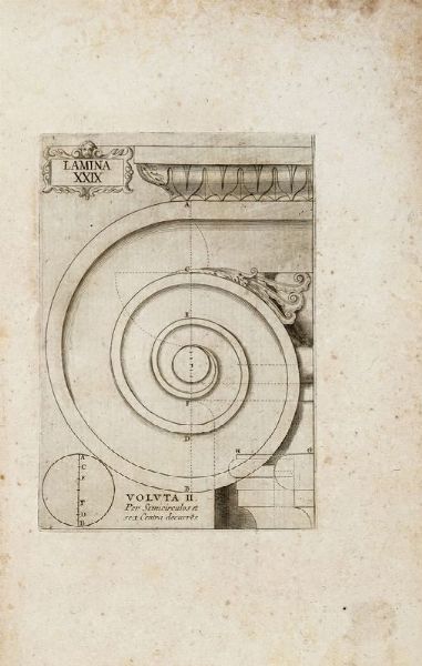 JUAN CARAMUEL Y LOBKOWITZ : [Architectura civil recta, y obliqua].  - Asta 	Libri, autografi e manoscritti - Associazione Nazionale - Case d'Asta italiane