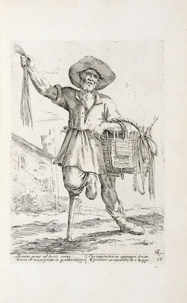 GIUSEPPE MARIA MITELLI : L'Arti per via disegnate, et offerte [...] al grande et alto Nettuno Gicante sig. della Piazza di Bologna.  - Asta 	Libri, autografi e manoscritti - Associazione Nazionale - Case d'Asta italiane