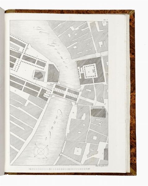 GIOVANNI RONDELET : Trattato teorico e pratico dell'arte di edificare [...] Prima traduzione italiana sulla sesta edizione originale con note e aggiunte importantissime [...]. Tomo I (-V).  - Asta 	Libri, autografi e manoscritti - Associazione Nazionale - Case d'Asta italiane