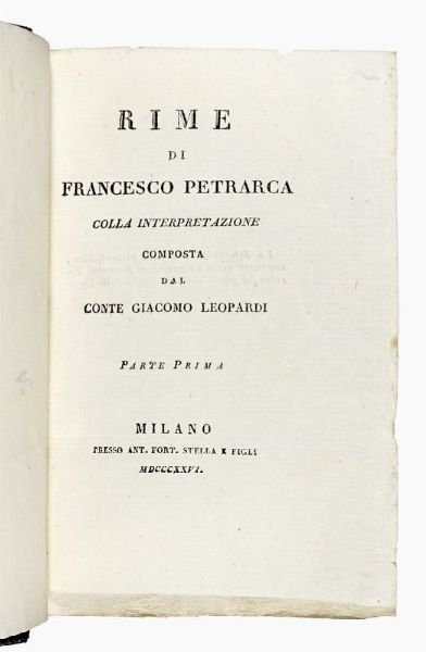 Lotto di 5 opere di letteratura.  - Asta 	Libri, autografi e manoscritti - Associazione Nazionale - Case d'Asta italiane