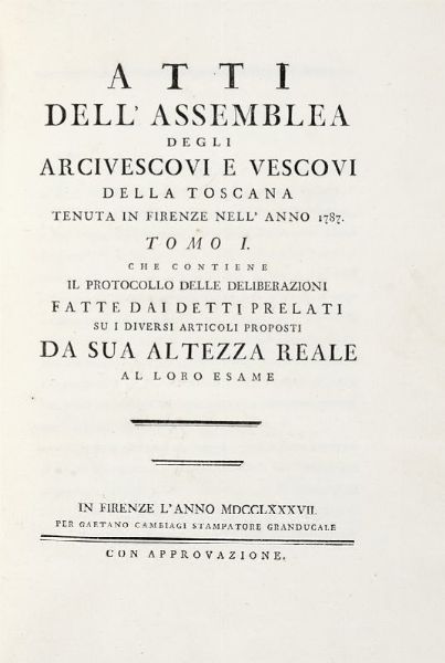 Lotto di 4 opere di storia locale toscana.  - Asta 	Libri, autografi e manoscritti - Associazione Nazionale - Case d'Asta italiane