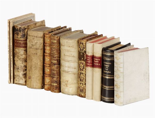 Lotto di 12 opere di letteratura classica.  - Asta 	Libri, autografi e manoscritti - Associazione Nazionale - Case d'Asta italiane