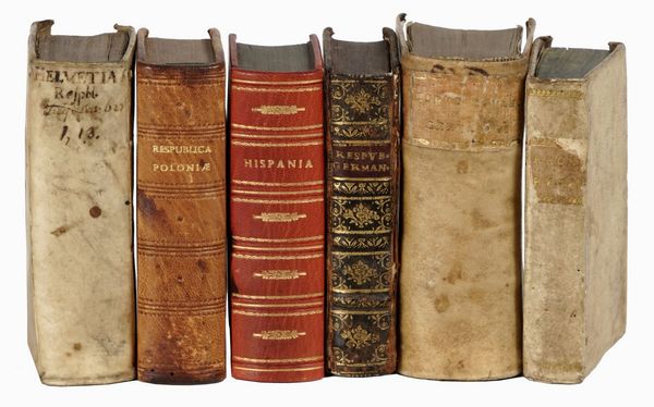 Lotto di 6 edizioni Elzevier.  - Asta 	Libri, autografi e manoscritti - Associazione Nazionale - Case d'Asta italiane