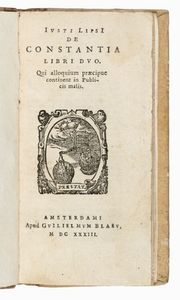 JUSTUS LIPSIUS - De constantia libri duo.