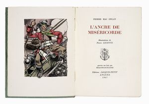 PIERRE MAC ORLAN - L'Ancre de Misricorde. Illustrations de Pierre Leconte.