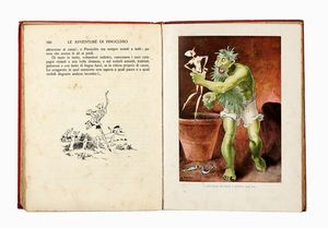 Raccolta di 13 edizioni di Pinocchio.  - Asta 	Libri, autografi e manoscritti - Associazione Nazionale - Case d'Asta italiane