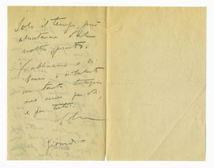 ELEONORA DUSE - 4 lettere autografe firmate o siglate inviate a Gertrude von Huegelal.