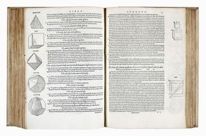 NICCOL� TARTAGLIA : La prima [-sesta] parte del general trattato di numeri, et misure.  - Asta 	Libri, autografi e manoscritti - Associazione Nazionale - Case d'Asta italiane