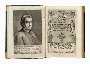 BURCHIELLO - Sonetti [...] del Bellincioni e d'altri poeti fiorentini alla Burchiellesca.