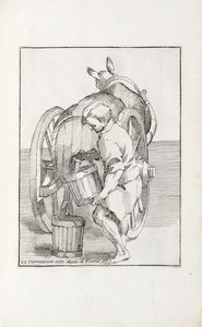 ANNIBALE CARRACCI : Le arti di Bologna [...] intagliate da Simone Guilini coll'assistenza di Alessandro Algardi.  - Asta 	Libri, autografi e manoscritti - Associazione Nazionale - Case d'Asta italiane