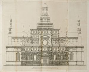 GAETANO DURELLI : La Certosa di Pavia descritta ed illustrata con tavole incise.  - Asta 	Libri, autografi e manoscritti - Associazione Nazionale - Case d'Asta italiane