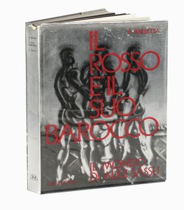 ALIGI SASSU : Disegno e dedica autografa su libro.  - Asta 	Libri, autografi e manoscritti - Associazione Nazionale - Case d'Asta italiane
