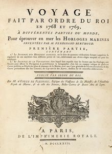 CHARLES PIERRE CLARET (DE) FLEURIEU - Voyage fait par ordre du roi en 1768 et 1769, a differentes parties du monde, pour eprouver en mer les horloges marines [...] Premiere [-seconde] partie...