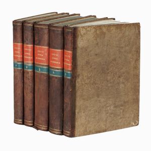 ANTONIO FRIZZI : Memorie per la storia di Ferrara [...] Tomo primo (-quinto postumo e ultimo).  - Asta 	Libri, autografi e manoscritti - Associazione Nazionale - Case d'Asta italiane