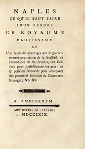 PIERRE ANGE GOUDAR - Naples ce qu'il faut faire pour rendre ce royaume florissant...