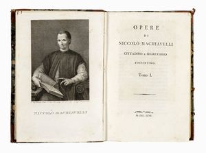 Niccol Machiavelli - Opere [...]. Tomo primo (-ottavo).