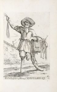 GIUSEPPE MARIA MITELLI : L'Arti per via disegnate, et offerte [...] al grande et alto Nettuno Gicante sig. della Piazza di Bologna.  - Asta 	Libri, autografi e manoscritti - Associazione Nazionale - Case d'Asta italiane