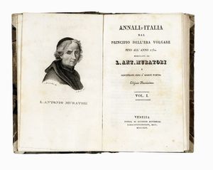 LODOVICO ANTONIO MURATORI - Annali d'Italia dal principio dell'era volgare sino all'anno 1750... Vol I (-LXV).