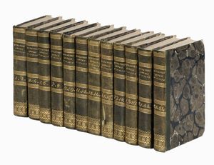 LODOVICO ANTONIO MURATORI : Annali d'Italia dal principio dell'era volgare sino all'anno 1750... Vol I (-LXV).  - Asta 	Libri, autografi e manoscritti - Associazione Nazionale - Case d'Asta italiane