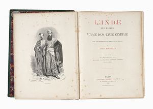 LOUIS ROUSSELET : L'Inde des Rajahs. Voyage dans l'Inde Centrale...  - Asta 	Libri, autografi e manoscritti - Associazione Nazionale - Case d'Asta italiane
