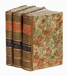THOMAS SALMON : Lo stato presente di tutti i paesi e popoli del mondo naturale, politico, e morale, con nuove osservazioni... Volume I (-III).  - Asta 	Libri, autografi e manoscritti - Associazione Nazionale - Case d'Asta italiane