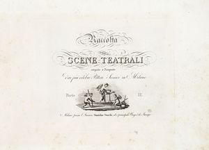 STANISLAO STUCCHI - Raccolta di scene teatrali eseguite o disegnate dai piu celebri pittori scenici in Milano. Parte II.
