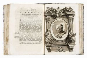 Giorgio Vasari : Vite de' pi eccellenti pittori scultori ed architetti [...]. Tomo primo (-settimo).  - Asta 	Libri, autografi e manoscritti - Associazione Nazionale - Case d'Asta italiane
