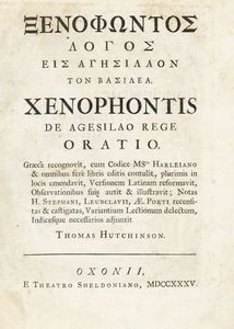 XENOPHON : De Cyri expeditione libri septem.  - Asta 	Libri, autografi e manoscritti - Associazione Nazionale - Case d'Asta italiane