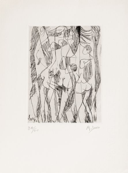 Marcel Janco : Senza titolo  - Asta Grafiche e Multipli del XX secolo - Associazione Nazionale - Case d'Asta italiane