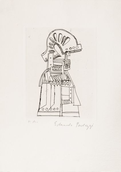Eduardo Paolozzi : Senza titolo  - Asta Grafiche e Multipli del XX secolo - Associazione Nazionale - Case d'Asta italiane