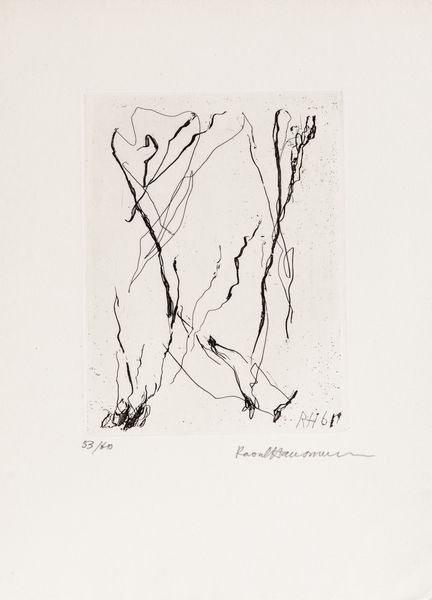 Raoul Hausmann : Senza titolo  - Asta Grafiche e Multipli del XX secolo - Associazione Nazionale - Case d'Asta italiane