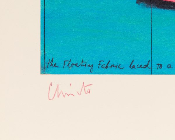 Christo : Surrounded Island - Project for Biscayne Bay, Miami  - Asta Grafiche e Multipli del XX secolo - Associazione Nazionale - Case d'Asta italiane